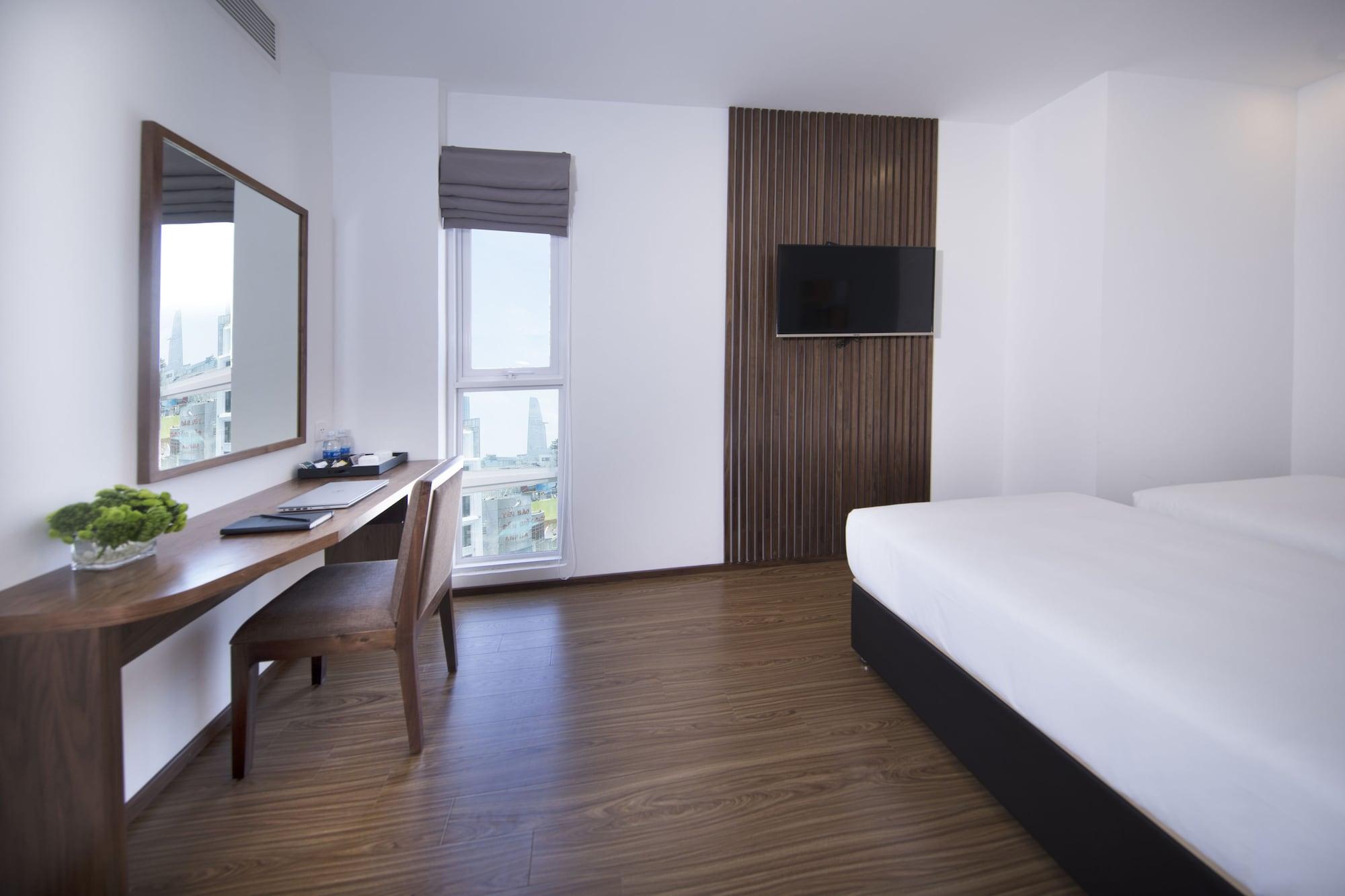 The Blue Hotel Ho Chi Minh-stad Buitenkant foto
