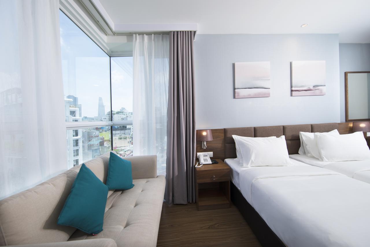 The Blue Hotel Ho Chi Minh-stad Buitenkant foto