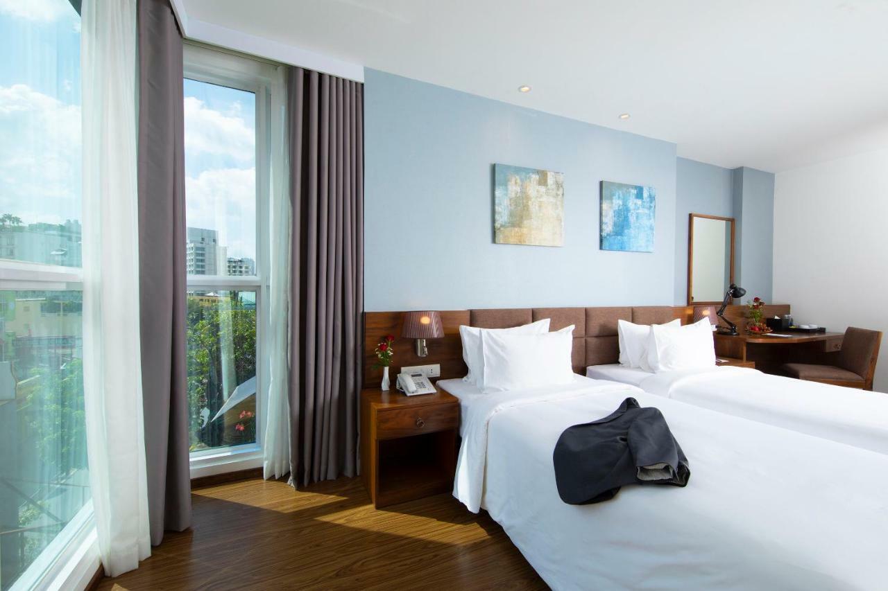 The Blue Hotel Ho Chi Minh-stad Buitenkant foto