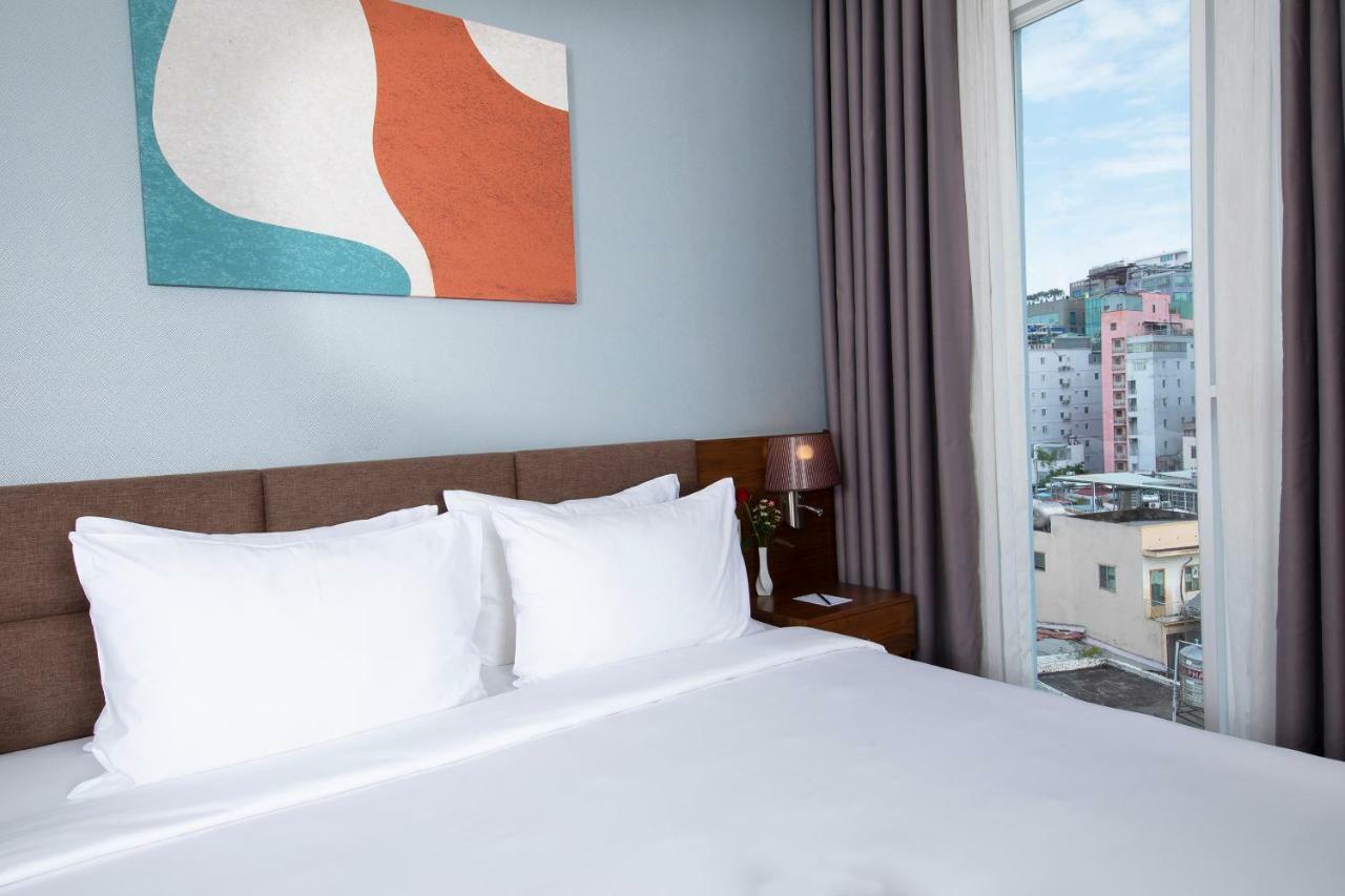 The Blue Hotel Ho Chi Minh-stad Buitenkant foto